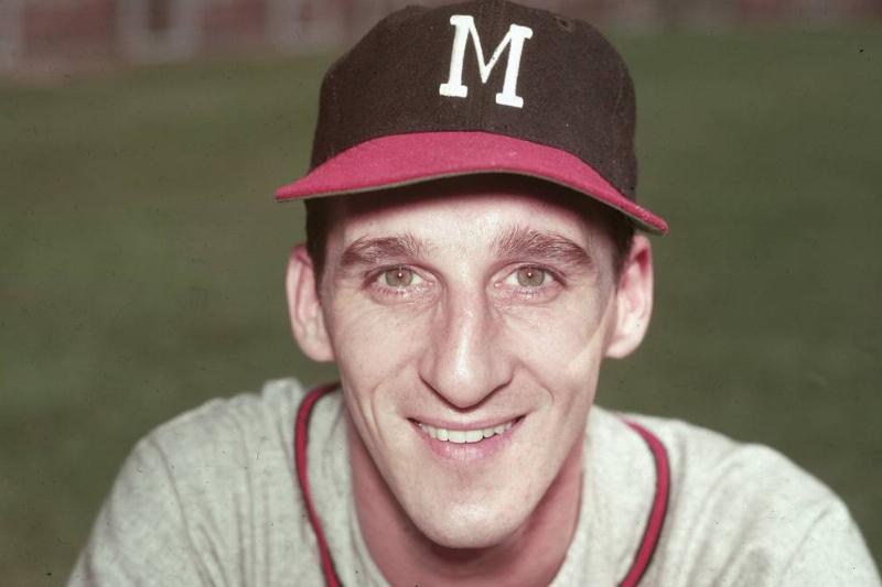 Warren Spahn In Milwaukee Braves Uniform Warren Spahn In Milwaukee Braves Uniform