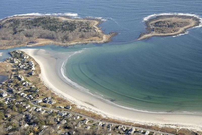 Aerial view of Goose Rocks Beach in Kennebunkport, Tues. Nov. 20, 2012. Aerial view of Goose Rocks Beach in Kennebunkport, Tues. Nov. 20, 2012.