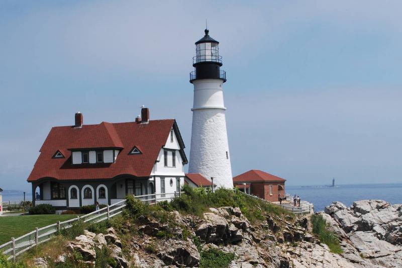 Cape Elizabeth. Portland Head Light. Portland. Maine. New England. USA. Cape Elizabeth. Portland Head Light. Portland. Maine. New England. USA.