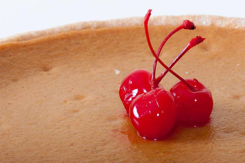 maraschino cherries 475695548 maraschino cherries on top of a pumpkin pie