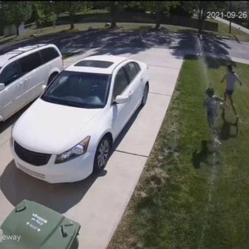 sprinklers in yard spinklers all the way to vehicle