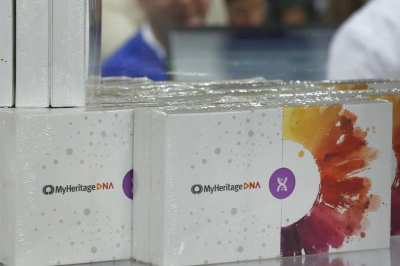 DNA kits MyHeritage UK Ltd. DNA kits are displayed for sale at the 2017 RootsTech Conference in Salt Lake City, Utah, U.S