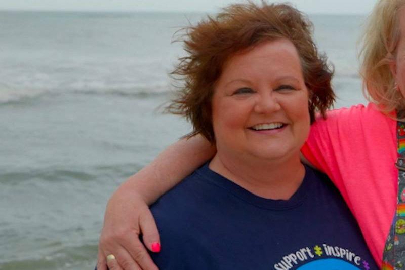 McLaughlin Mary McLaughlin smiling at beach