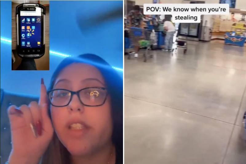 TC Device Screenshots from TikTok of TC device at Walmart