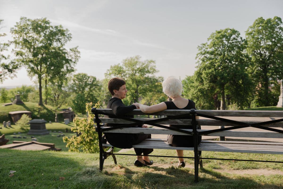 Women On Bench Women on bench