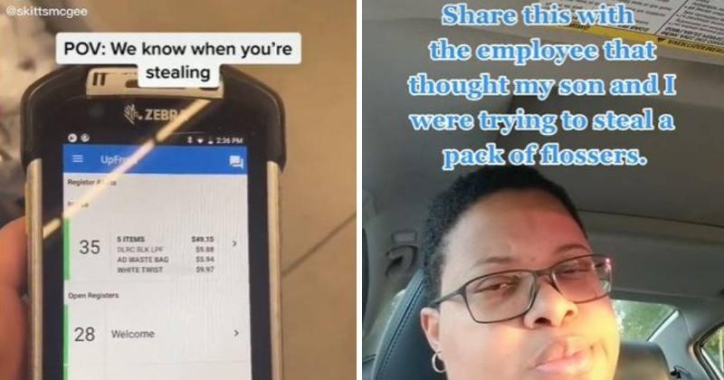 stealing woman on tiktok points out the device couldve prevented an employee's false accusation