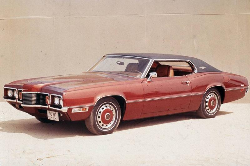 ford thunderbird 52199174 View of a 1970 Ford Thunderbird motor car parked outside