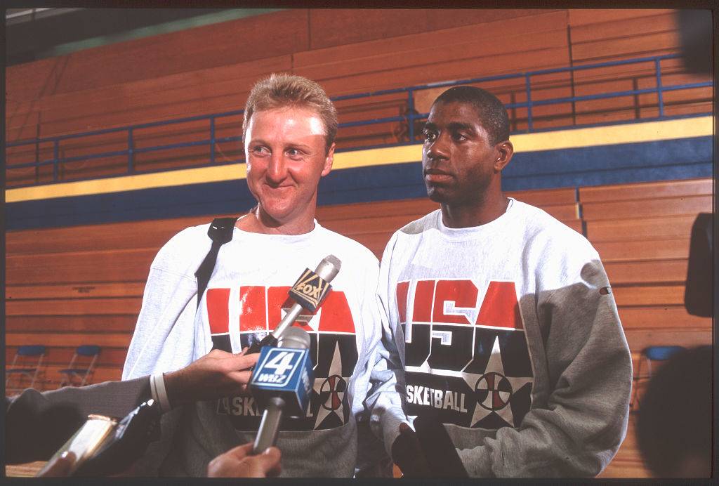 Larry Bird and Magic Johnson Dream Team