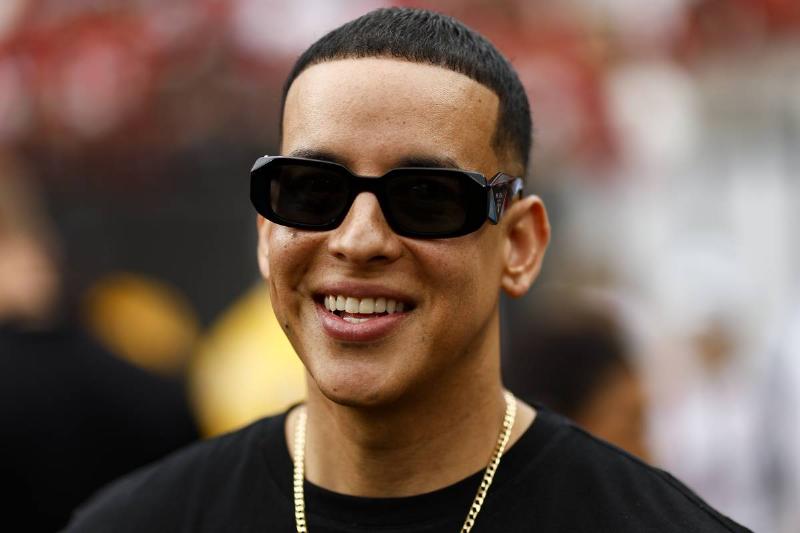 Carolina Panthers v Tampa Bay Buccaneers Daddy Yankee smiles on the sidelines prior to an NFL football game between the Tampa Bay Buccaneers and the Carolina Panthers at Raymond
James Stadium on January 1, 2023 in Tampa, Florida.