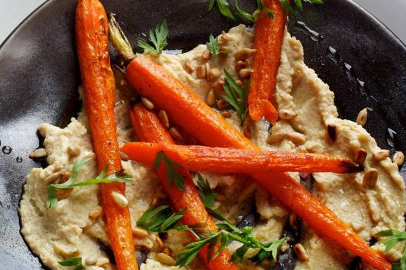 Hummus Plate With Cumin-Roasted Carrots Hummus Plate With Cumin-Roasted Carrots photographed in Washington, DC.