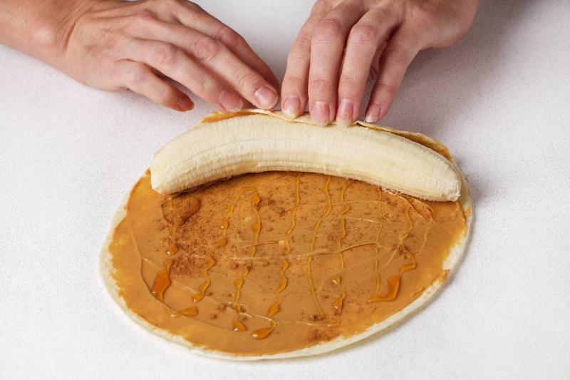 Peanut Butter-Banana Wraps Peanut Butter-Banana Wraps photographed in Washington, DC.