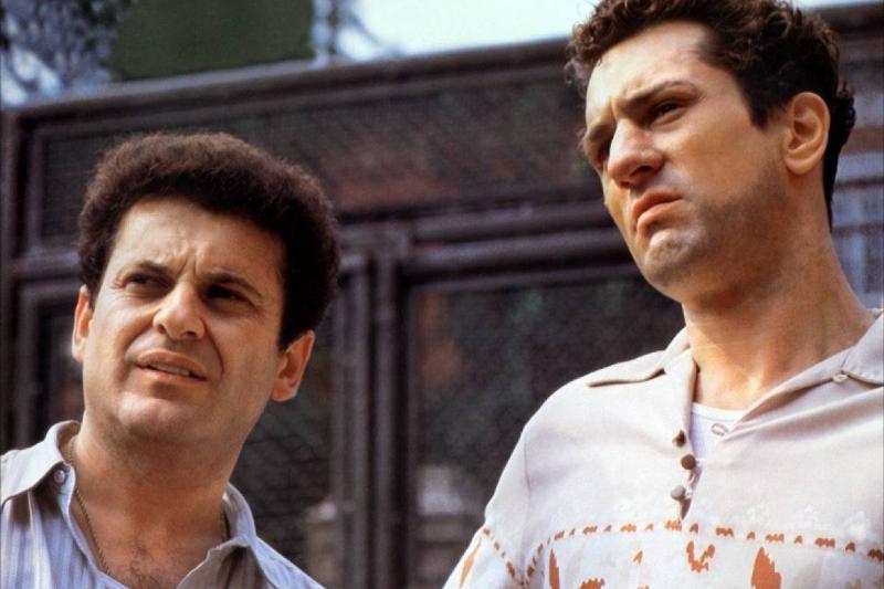 Joe Pesci and Robert De Niro in Raging Bull