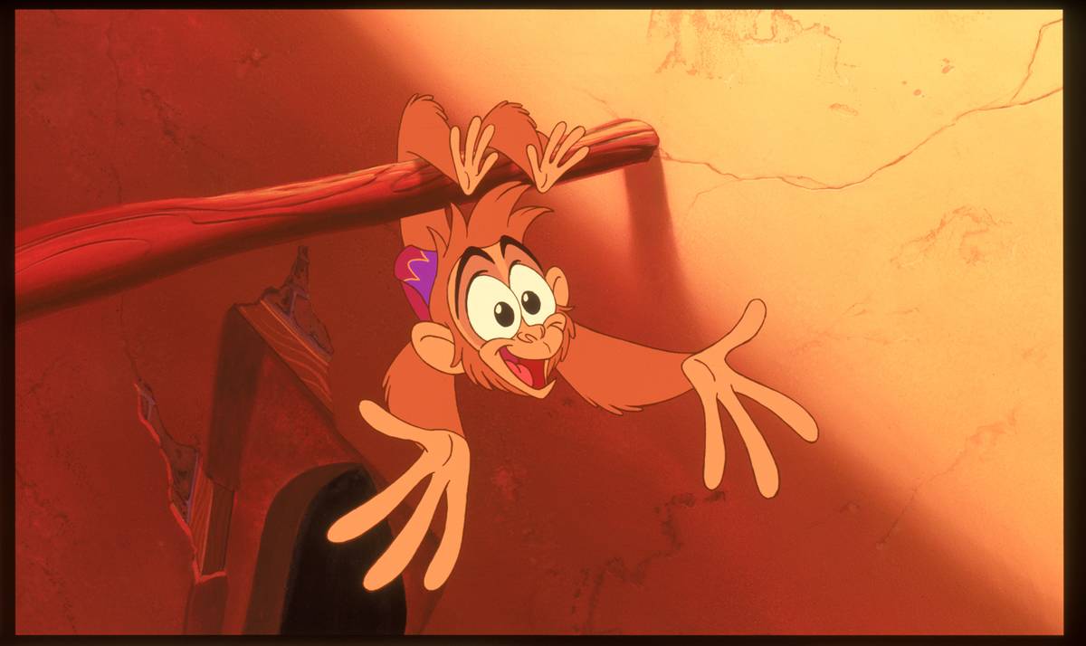 abu the monkey in aladdin