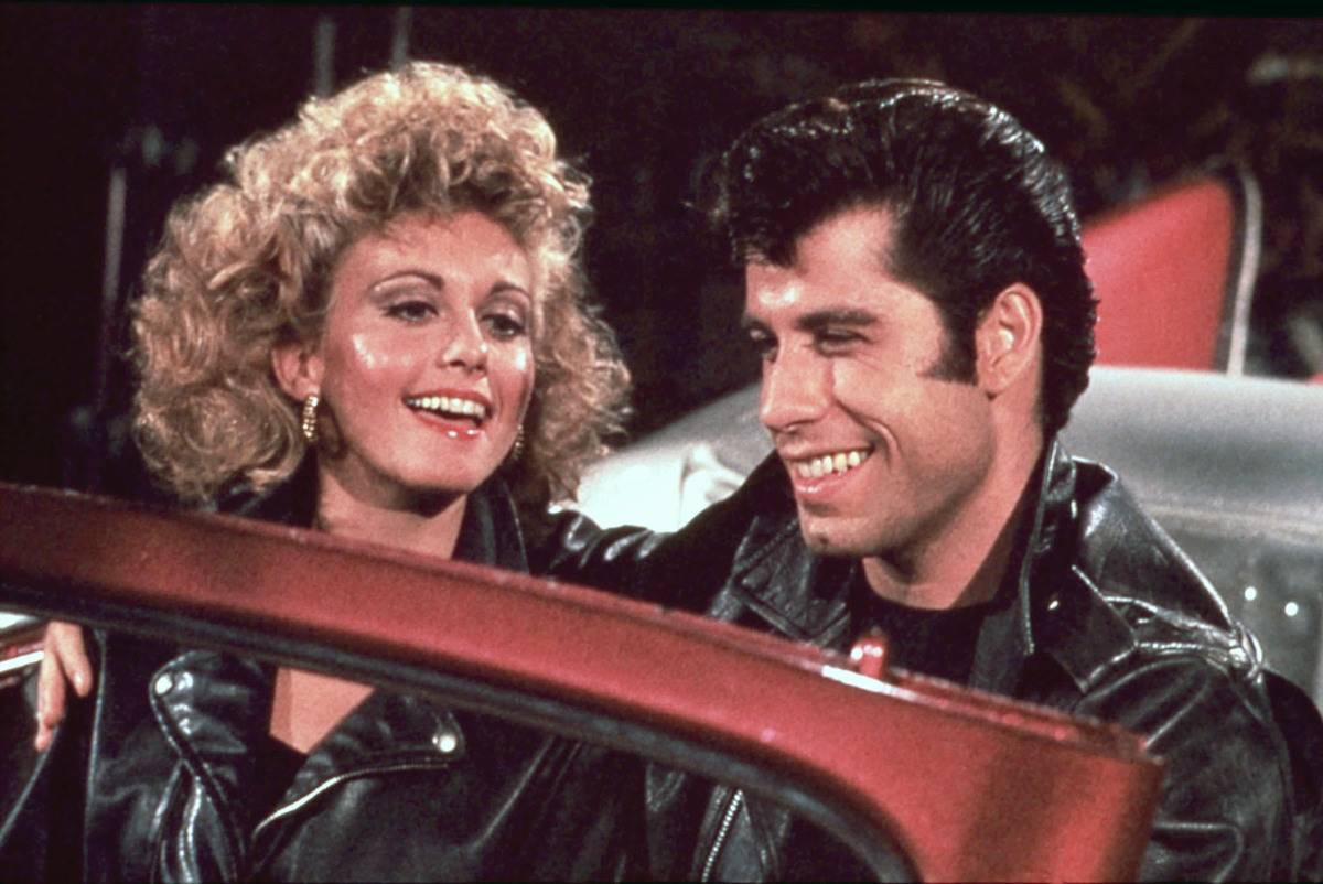 grease olivia newton-john and john travolta