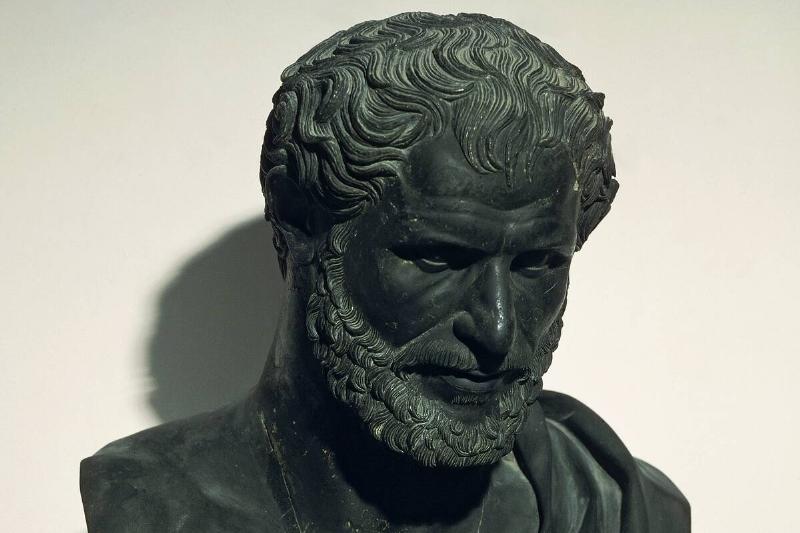 Bust of Democritus... Bust of Democritus...