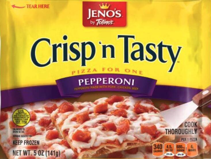 Jeno's Crisp 'n Tasty frozen pizza