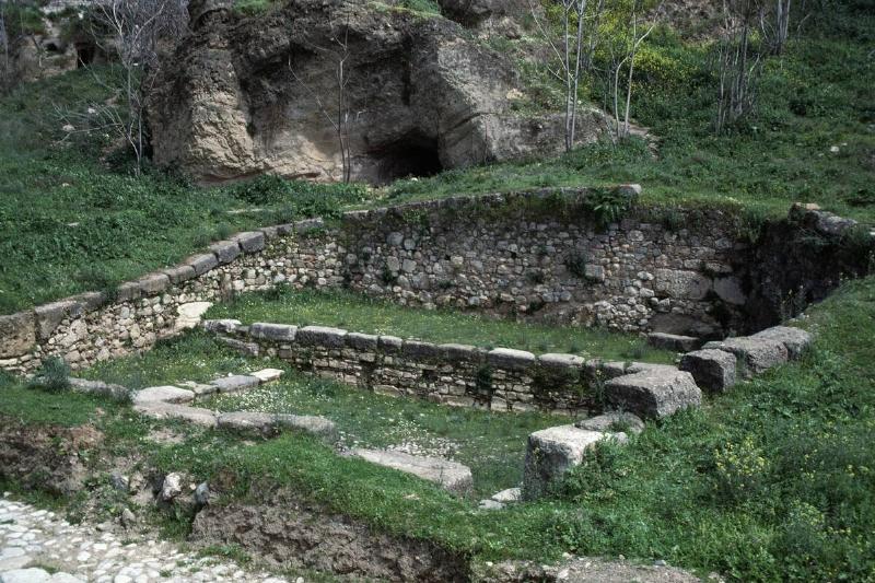 Fountain Of Dirce in Thebes... Fountain Of Dirce in Thebes, Greece. Mycenaean civilisation, 4th century BC.