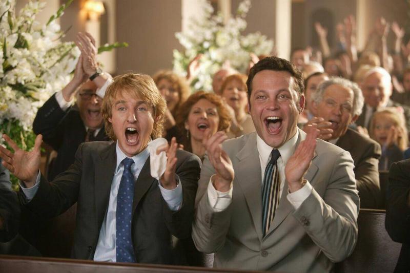 Owen Wilson and Vince Vaughn as John and Jeremy in Wedding Crashers Owen Wilson and Vince Vaughn as John and Jeremy in Wedding Crashers