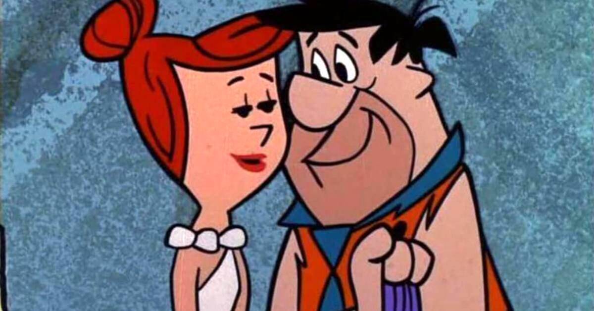 cartoon man and woman