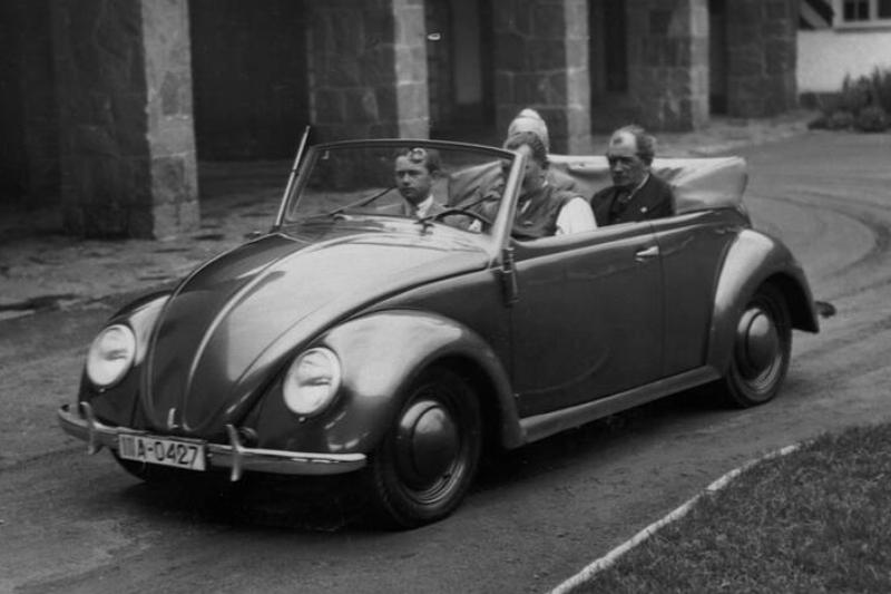 Goering Driving a Volkswagen Goering Driving a Volkswagen