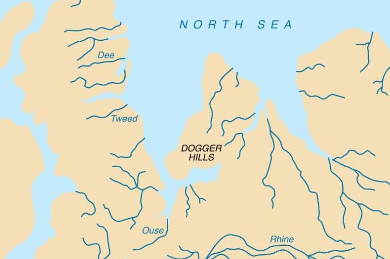 map of ancient doggerland map of ancient doggerland