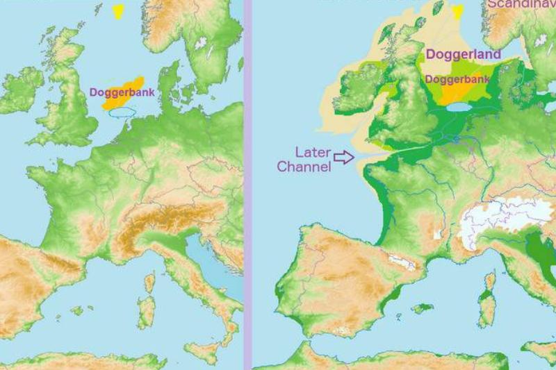 map of doggerland map of doggerland