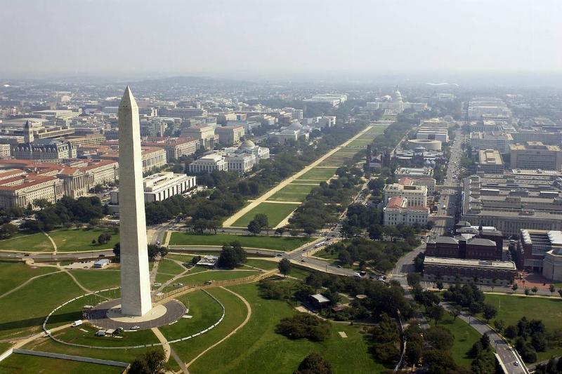 Aerial Photo Of The Washington Memorial and Capitol Aerial Photo Of The Washington Memorial and Capitol