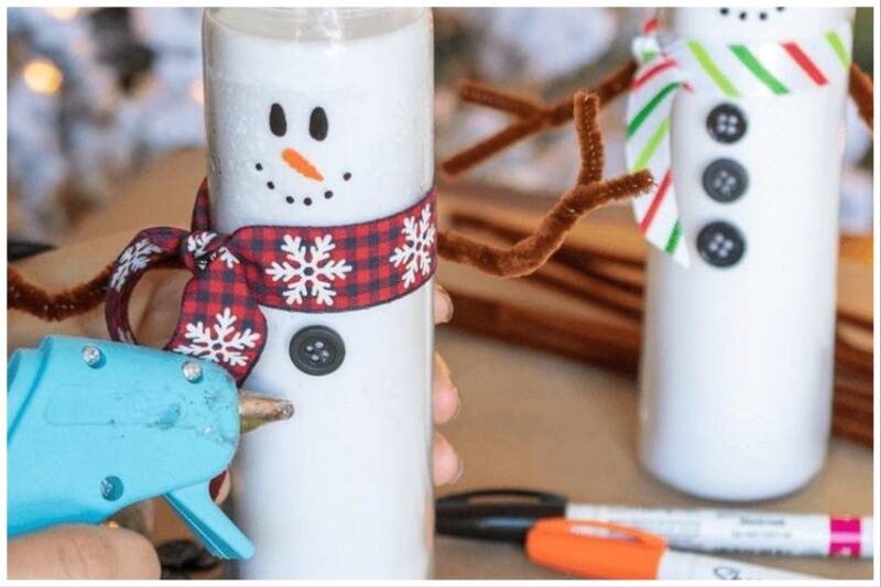 DIY Christmas Candles
