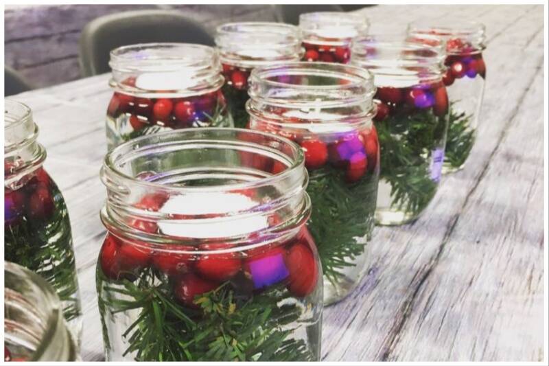 Mason jar candles