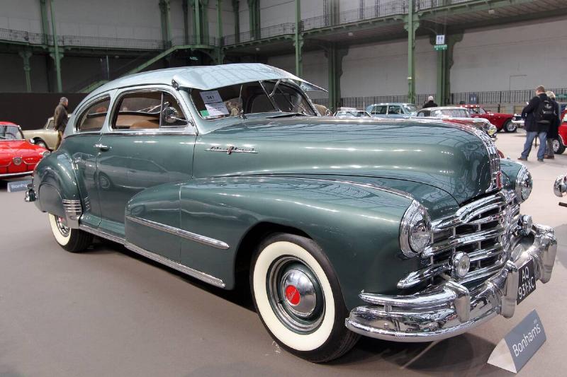 A picture shows a Pontiac Torpedo 1948 a A picture shows a Pontiac Torpedo 1948 a