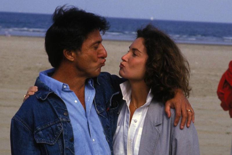 Dustin Hoffman et sa femme Lisa au Festival de Deauville en 1984 Dustin Hoffman et sa femme Lisa au Festival de Deauville en 1984