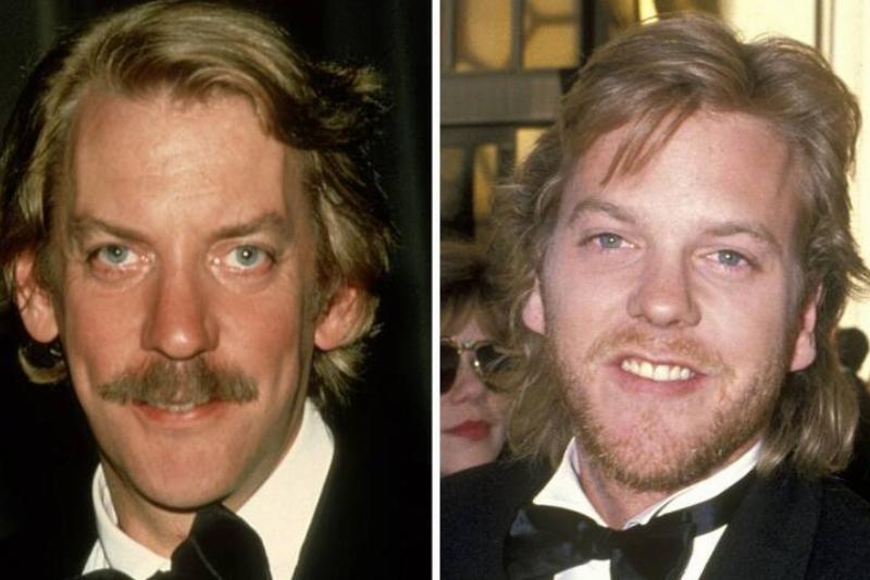 Donald and Kiefer Sutherland Donald and Kiefer Sutherland