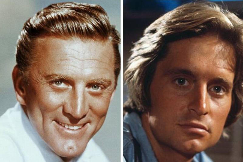 Kirk and Michael Douglas Kirk and Michael Douglas