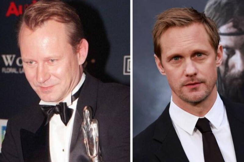Stellan and Alexander Skarsgard Stellan and Alexander Skarsgard