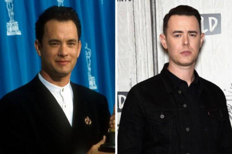 Tom and Colin Hanks Tom and Colin Hanks