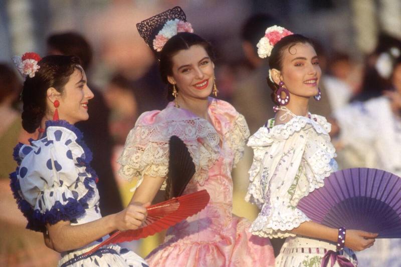 Flamenco Dancers During April Fair Flamenco Dancers During April Fair