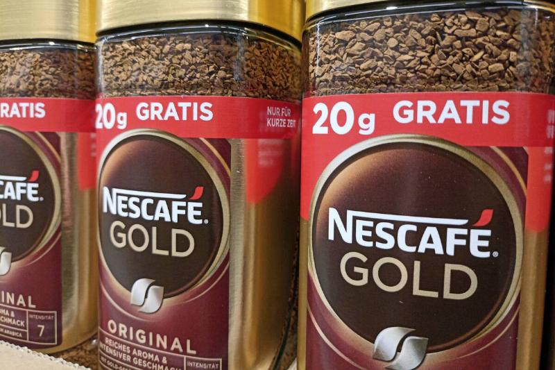 Nescafe Gold instant coffee seen at Penny store... Nescafe Gold instant coffee seen at Penny store...