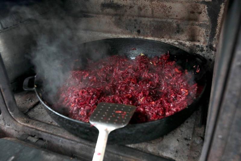 Volunteers of B-50 Field Kitchen feed Kyiv residents affected by Russian shelling