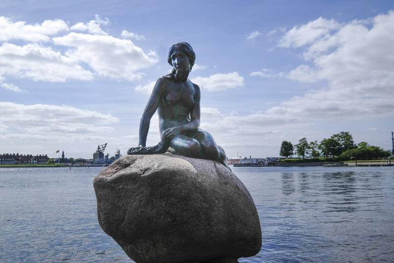 Denmark. Copenhagen. Little mermaid Denmark. Copenhagen. Little mermaid