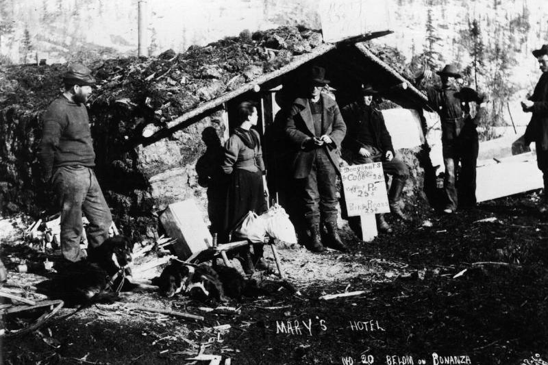 Mary's Hotel During Gold Rush In Alaska Mary's Hotel During Gold Rush In Alaska