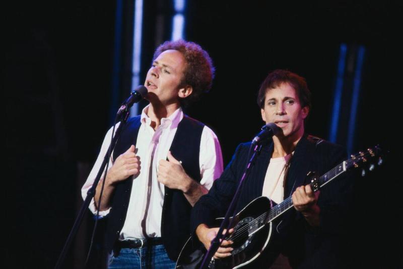 Simon and Garfunkel Performing
