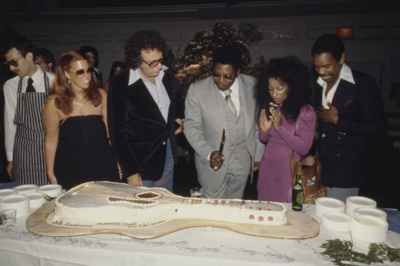 BB King, Chaka Khan Attending Party At Studio 54 BB King, Chaka Khan Attending Party At Studio 54
