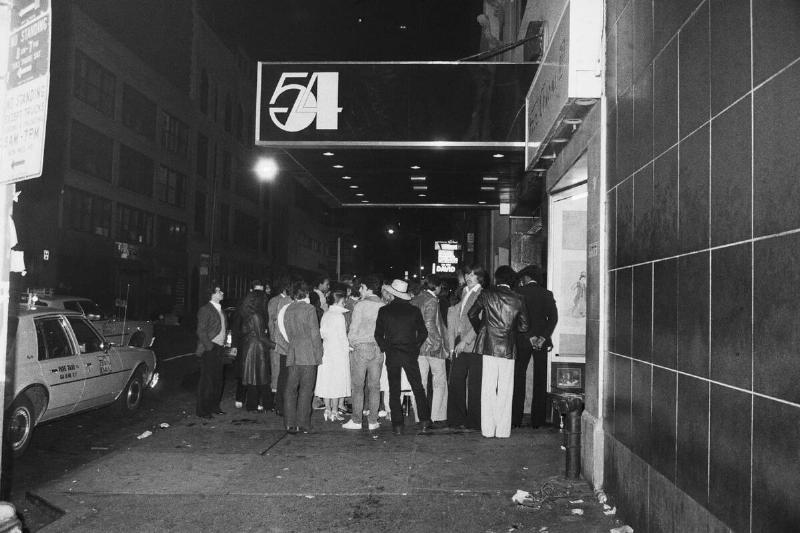 Crowd Waiting Outside Studio 54 Crowd Waiting Outside Studio 54