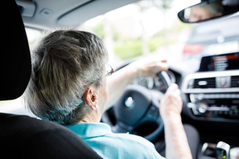 Senior citizen in road traffic Senior citizen in road traffic