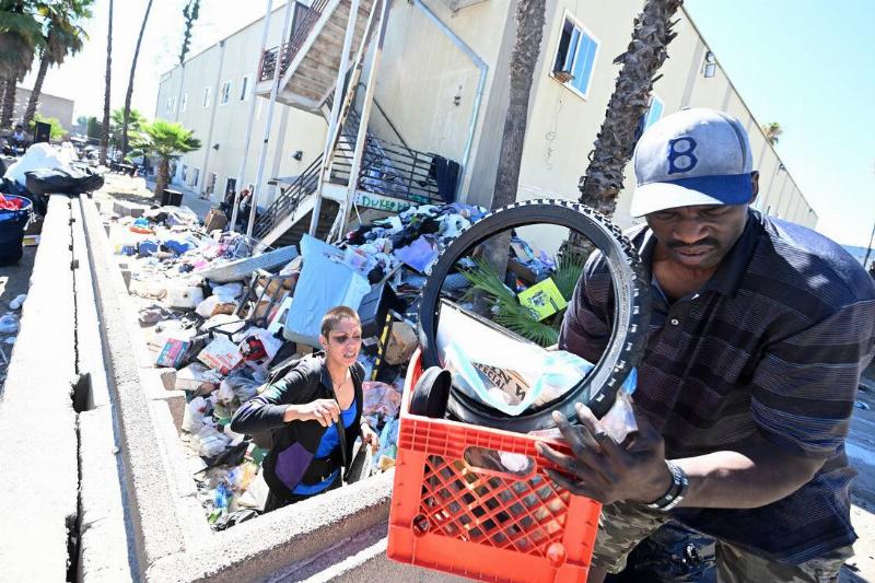 San Bernardino Clears Shuttered Crime-ridden Defunct Dorm Where Hundreds Have Been Living In Filth