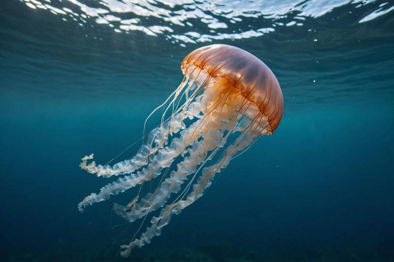 Leonardo_Kino_XL_Create_a_photo_Jellyfish_floating_in_ocean_hi_0-19719 Leonardo