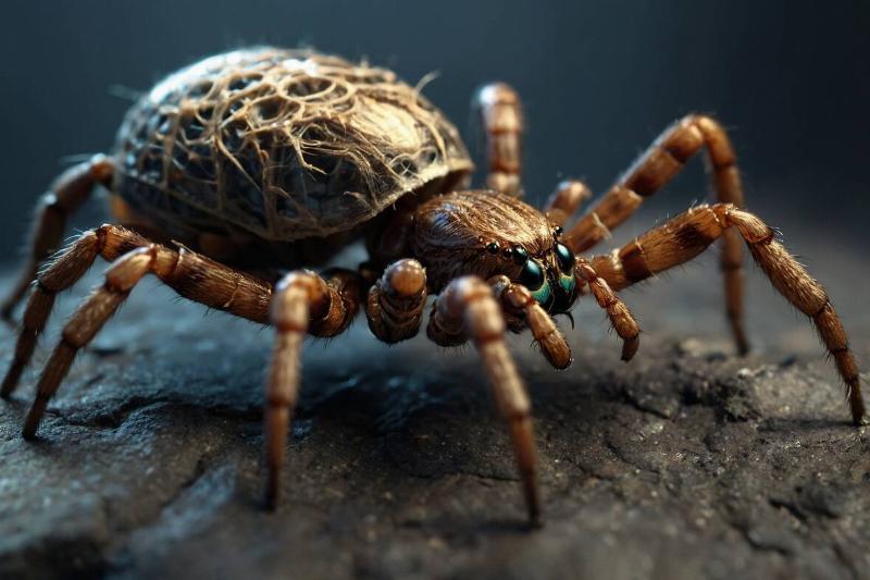 Leonardo_Kino_XL_Create_a_photo_Spider_next_to_its_molted_exos_0-82997 Leonardo