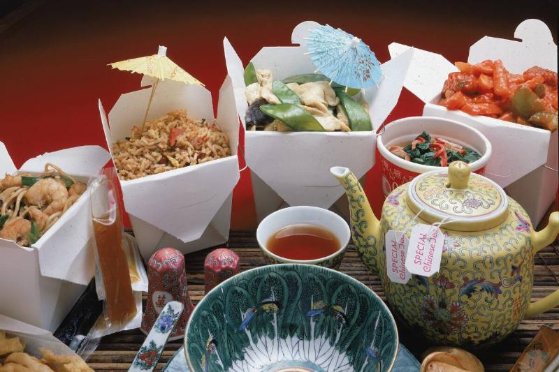 Display Of Chinese Food Display Of Chinese Food