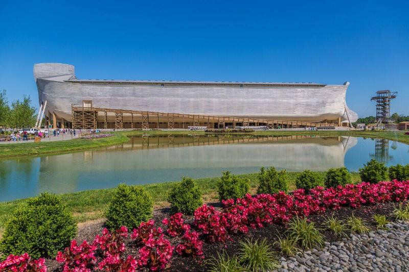 Life-size replica of Noah's Ark at the Ark Encounter historically themed attraction near Williamstown, Kentucky Life-size replica of Noah's Ark at the Ark Encounter historically themed attraction near Williamstown, Kentucky