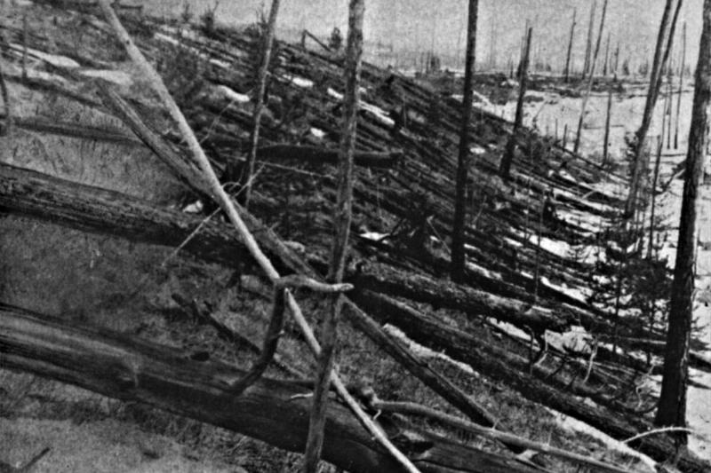 Photograph from the Tunguska event